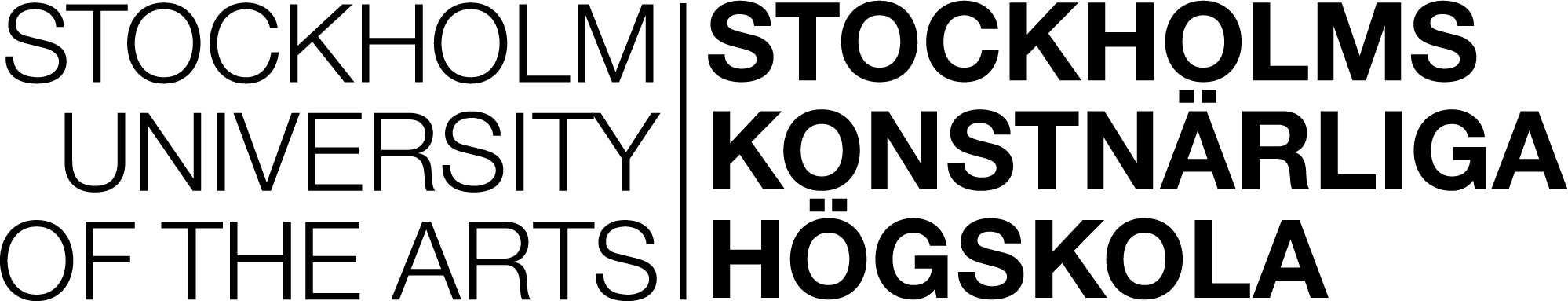 Stockholm University of the Arts Logo