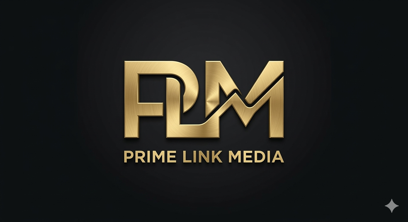 Prime Link Media PLM Logo