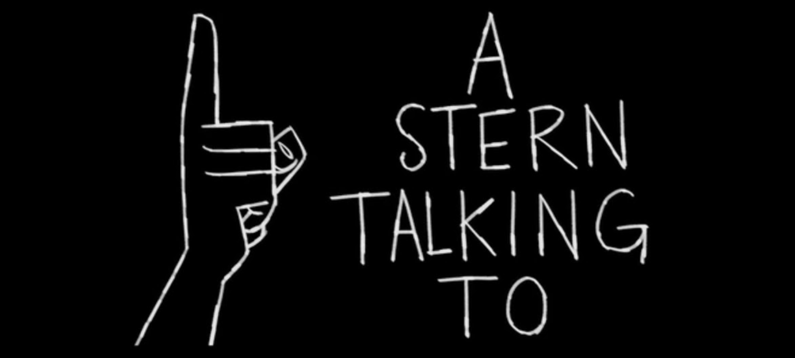 A Stern Talking To Logo